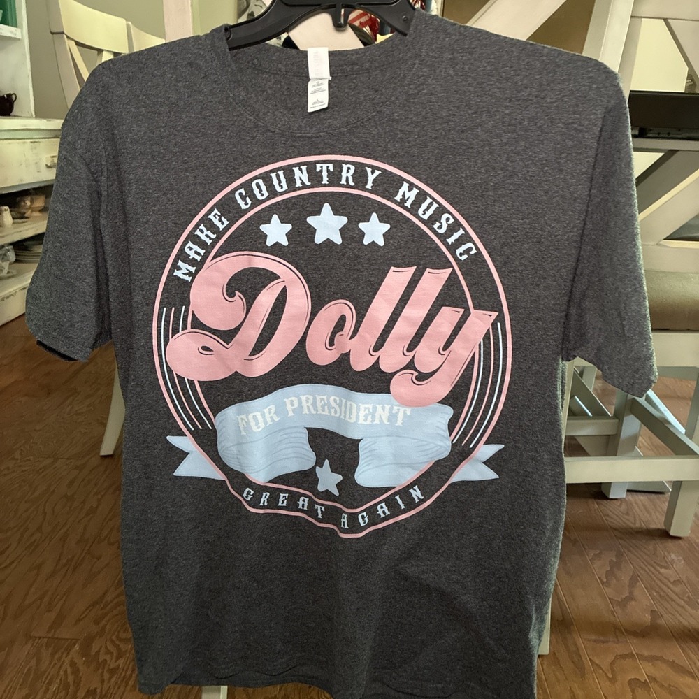 Make Country Music Great Again Dolly For President Tshirt Dolly Parton (Large)